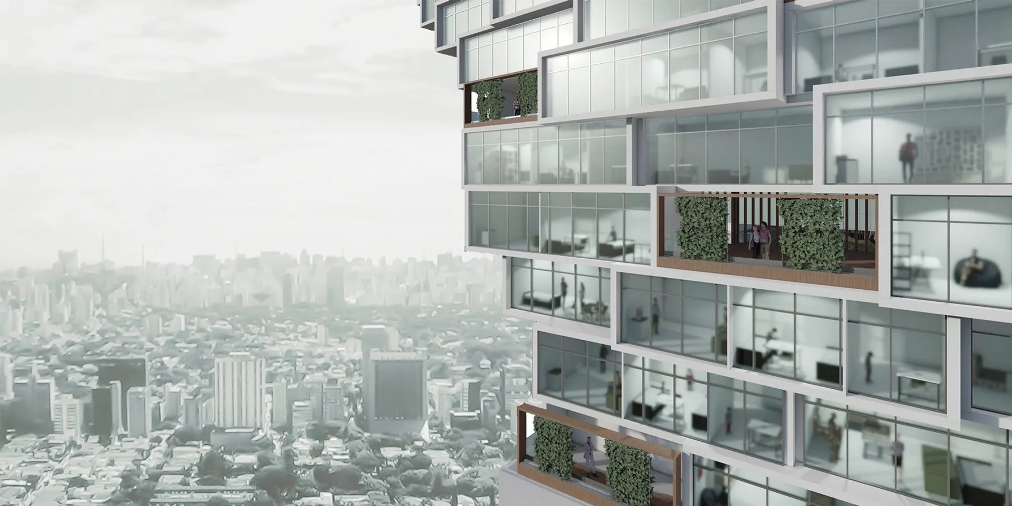 Eco Favelas: A DNA Helix Skyscraper Reframes São Paulo's Informal Settlements