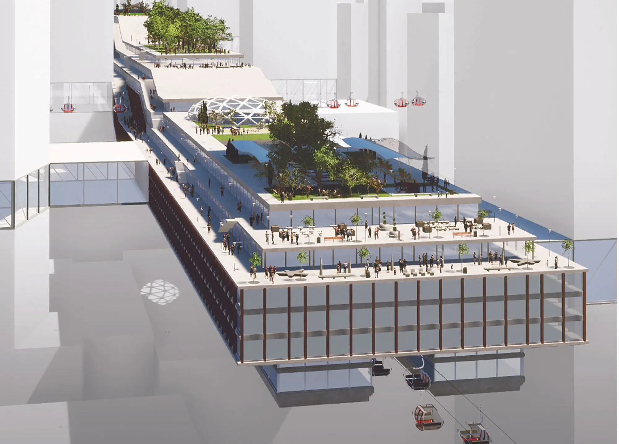 AGORA Platform: Horizontal Infrastructure as a New Urban Stratum