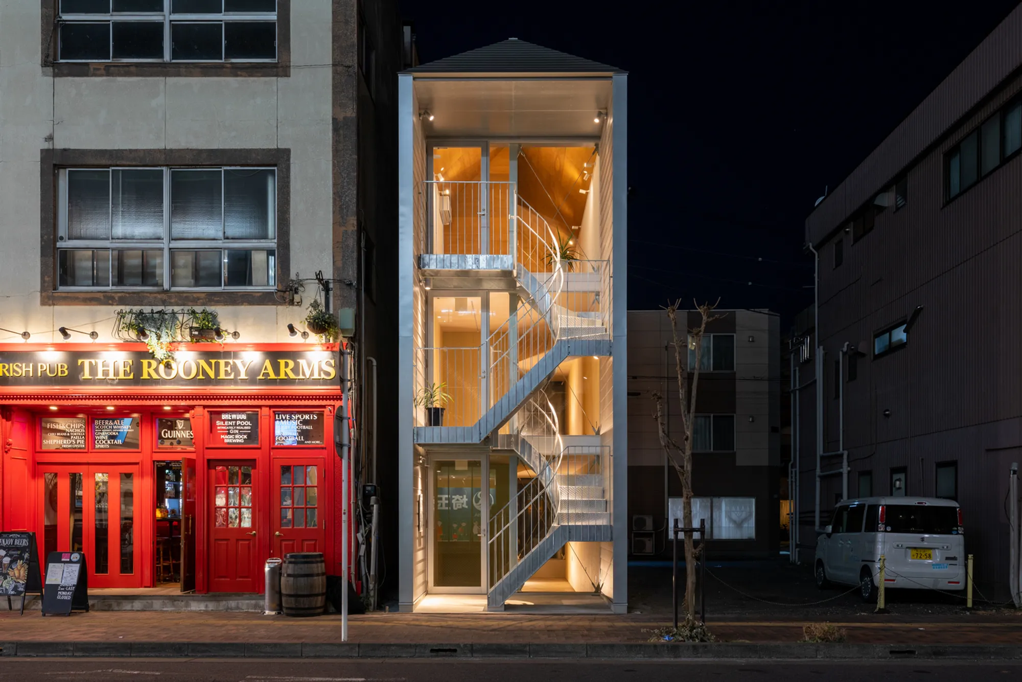 Pencil Building in Kumagaya by Ono Architect Office and Sigma Construction: A Slim Urban Connector Integrating Commerce and Community