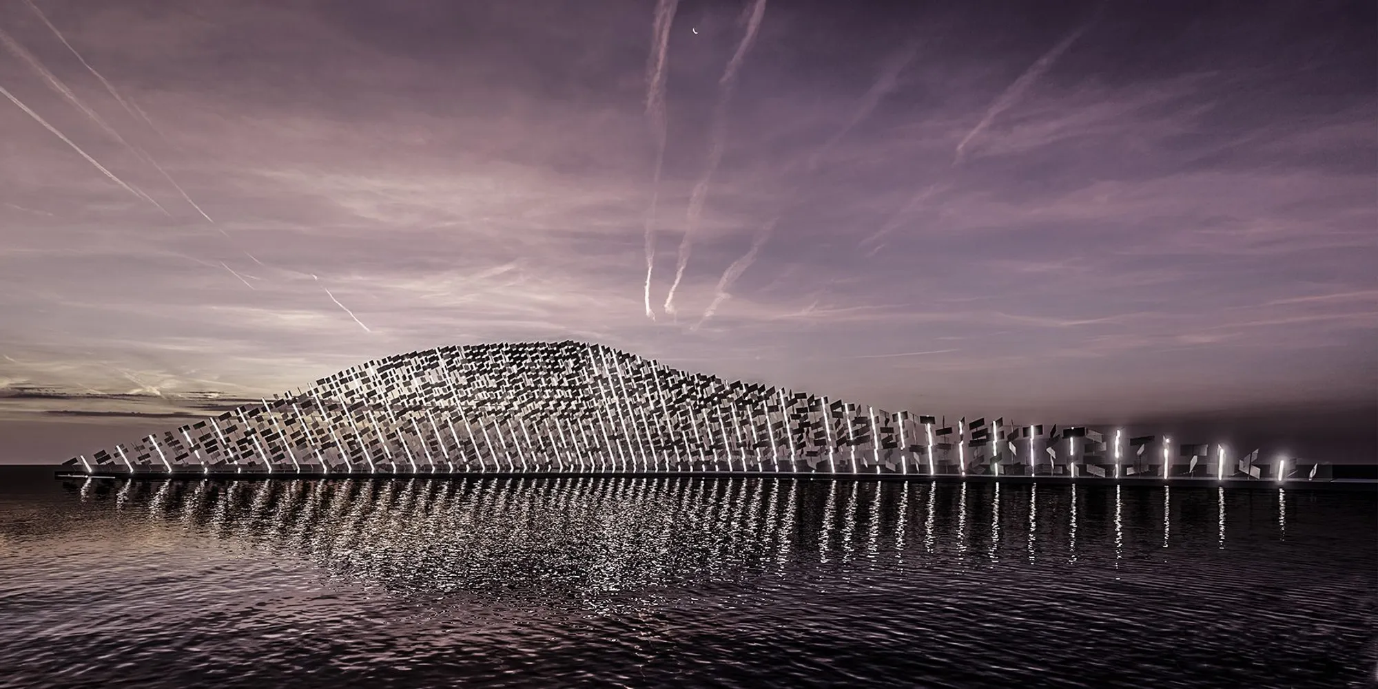 Im-Material: An Athenaeum Built from Wind, Shadow, and Wave