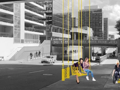 +us: Turning Calgary's Elevated Walkways into Ground-Level Public Life