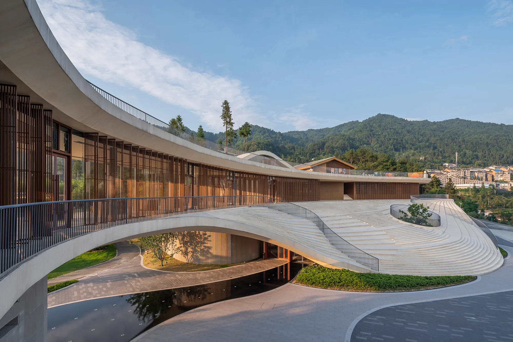 Sanxia Tea Town Exhibition Center by ARCHSTUDIO: A Harmonious Dialogue Between Architecture and Tea Landscapes