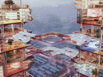 Overlapping Courtyards: Stacking Beijing's Siheyuan into a Vertical Senior Living Typology