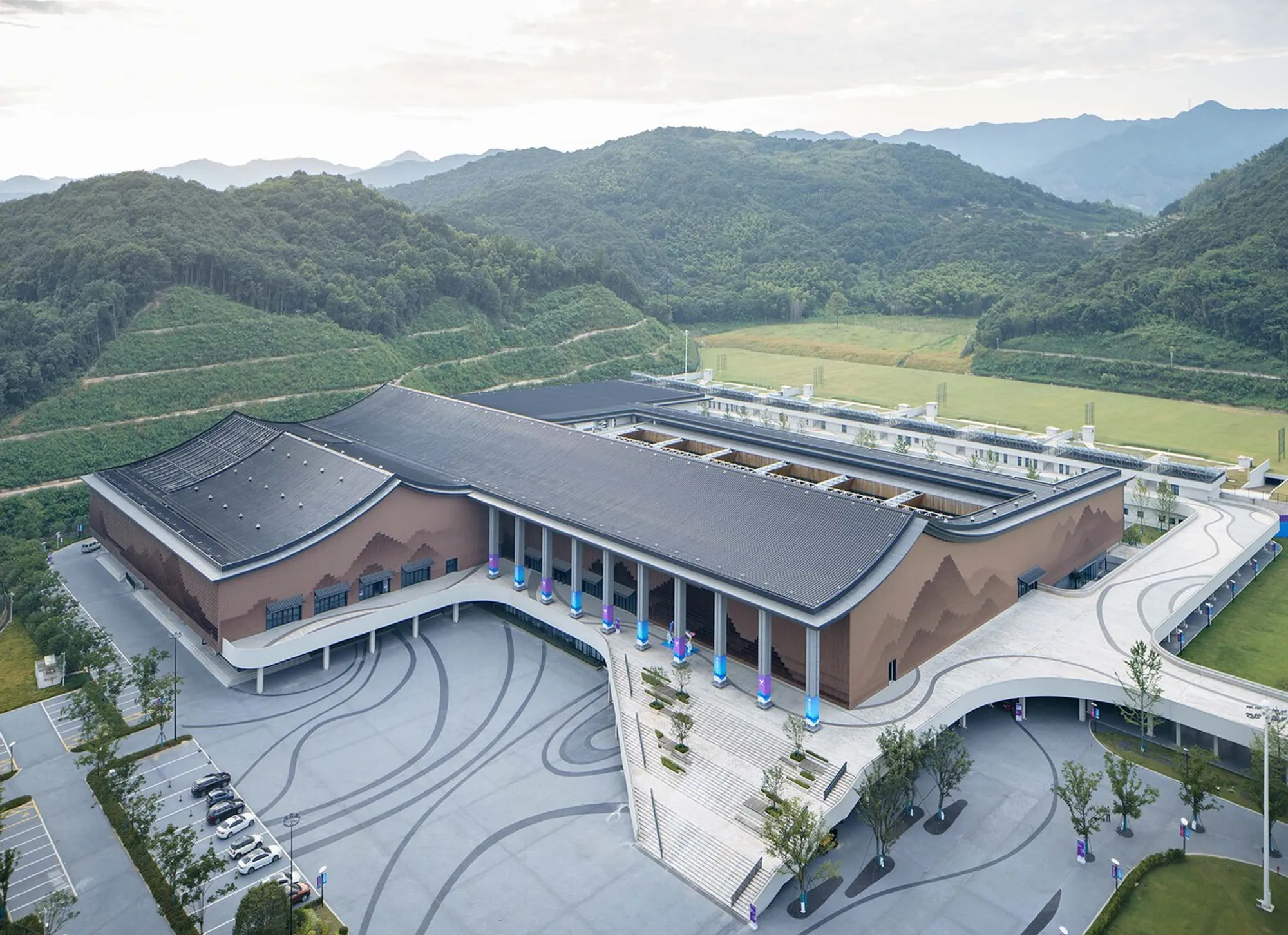 Fuyang Yinhu Sports Center by UAD: Where Architecture Meets Nature and Culture