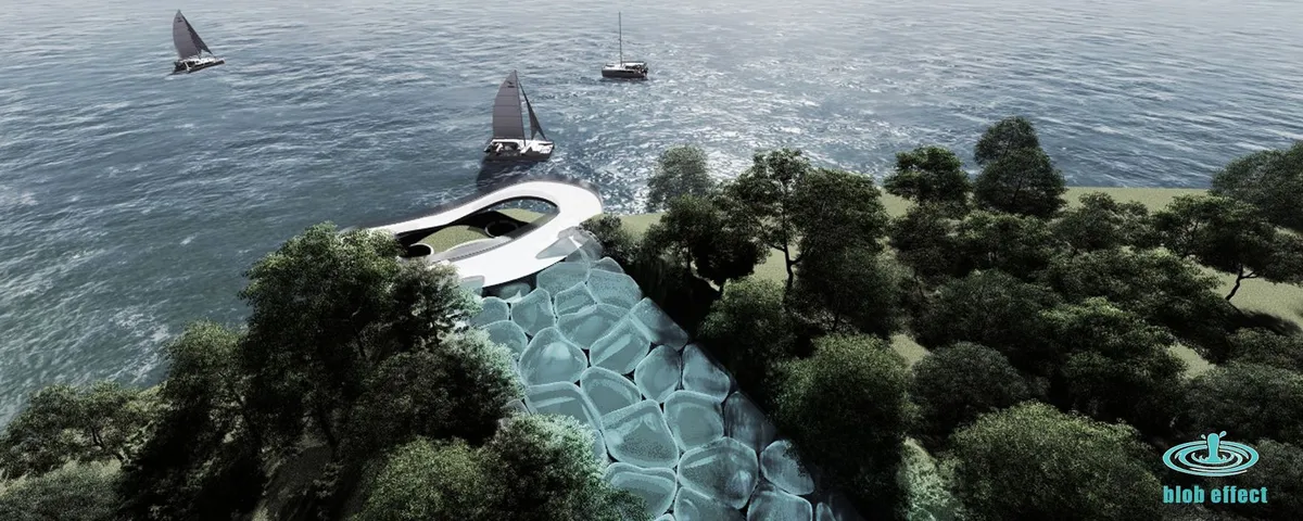 Blob Effect: A One-Way Path Through Water That Rewards No Return