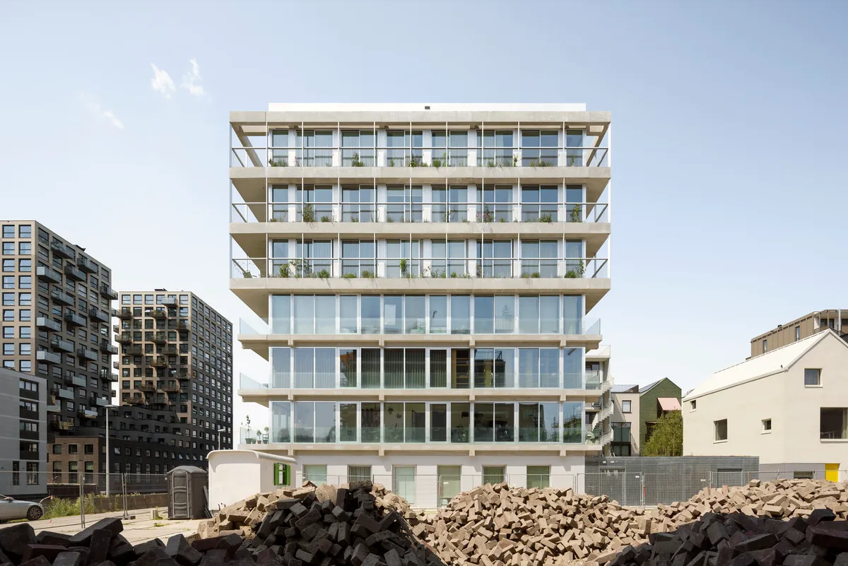 The Doors Housing Complex by Space Encounters: A Sculptural Beacon in Amsterdam's Buiksloterham