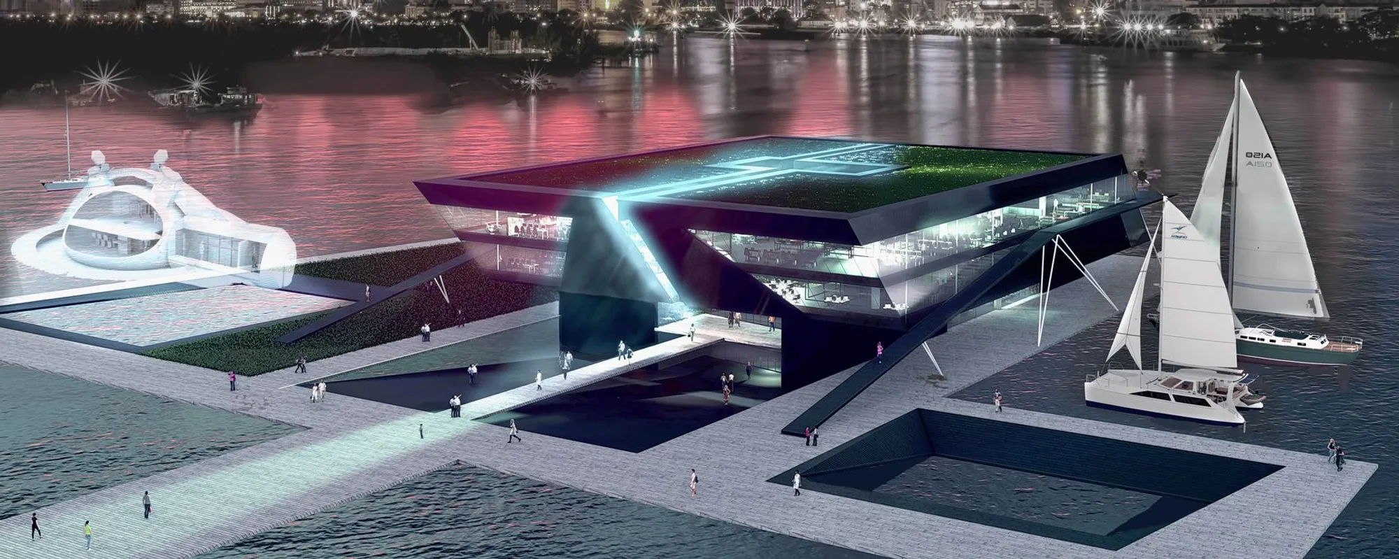 Mirai: A Floating Architecture School on Tokyo Bay Built for Rising Seas