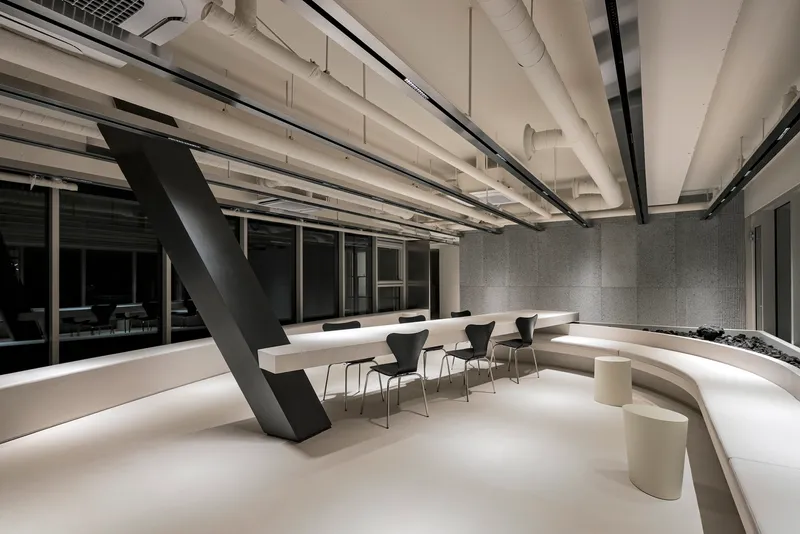 FNC Entertainment Seoul: a dynamic flow of linear architecture and volumetric forms