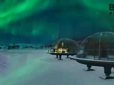 Biosphere: Modular Dome Settlement Designed for Arctic Survival on Ellesmere Island