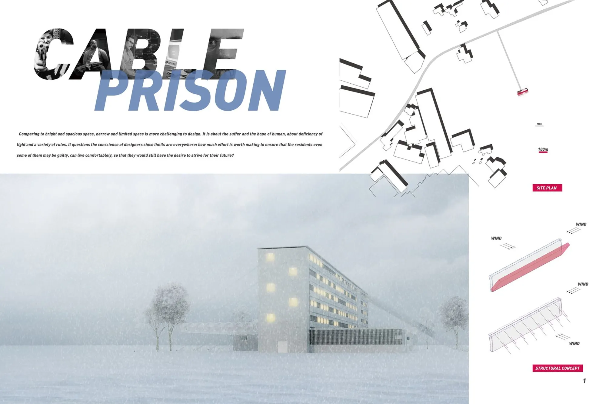 Cable Prison: Modular Architecture That Reframes Incarceration as Rehabilitation
