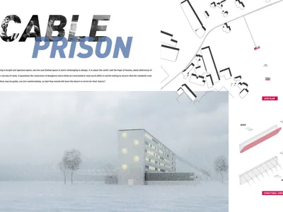 Cable Prison: Modular Architecture That Reframes Incarceration as Rehabilitation
