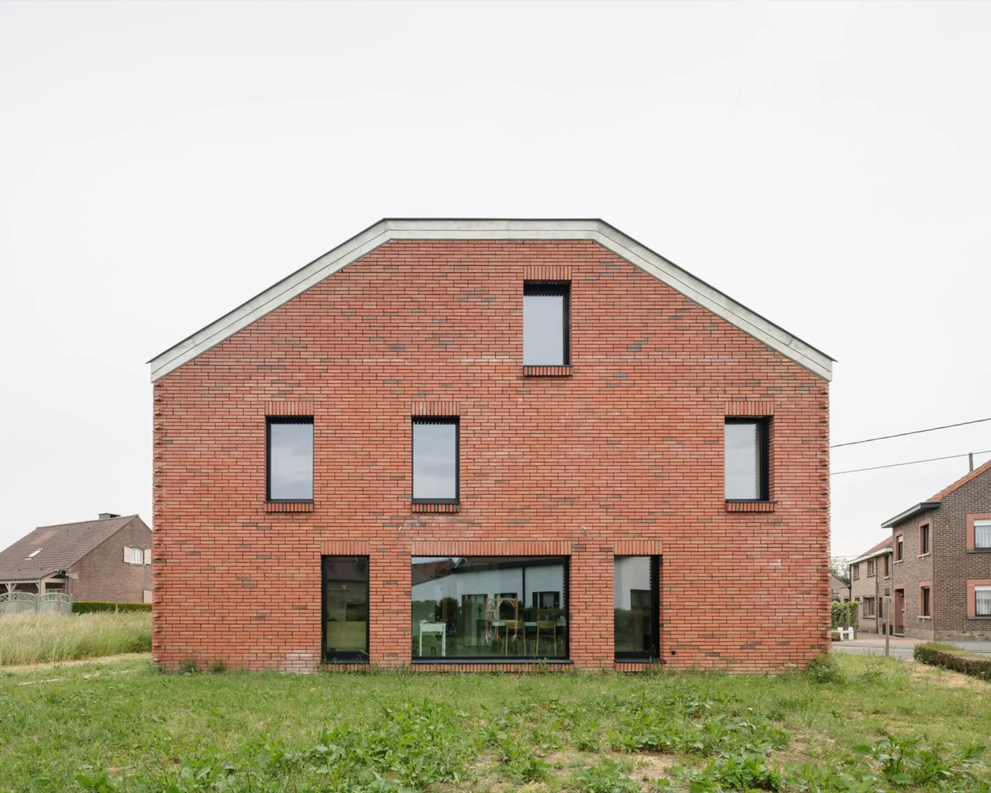 House wsT by BLAF Architecten: A Sustainable Brick Prototype Reimagining Flemish Residential Design