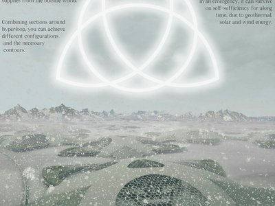ARC Arctic: Modular Domed Settlements for Ellesmere Island's Polar Extremes