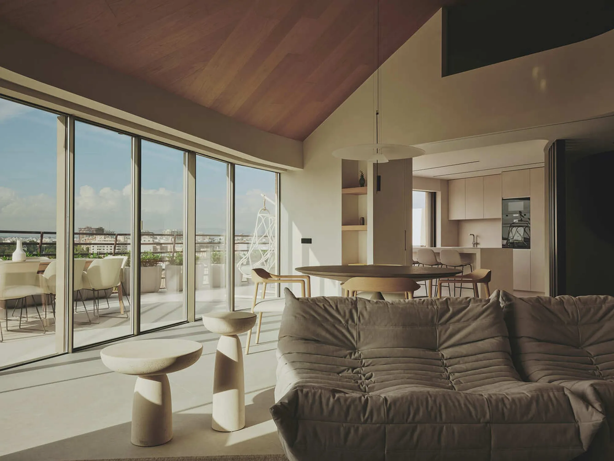 Destudio Strips a Valencia Penthouse Back to Its Curve and Lets the City Pour In