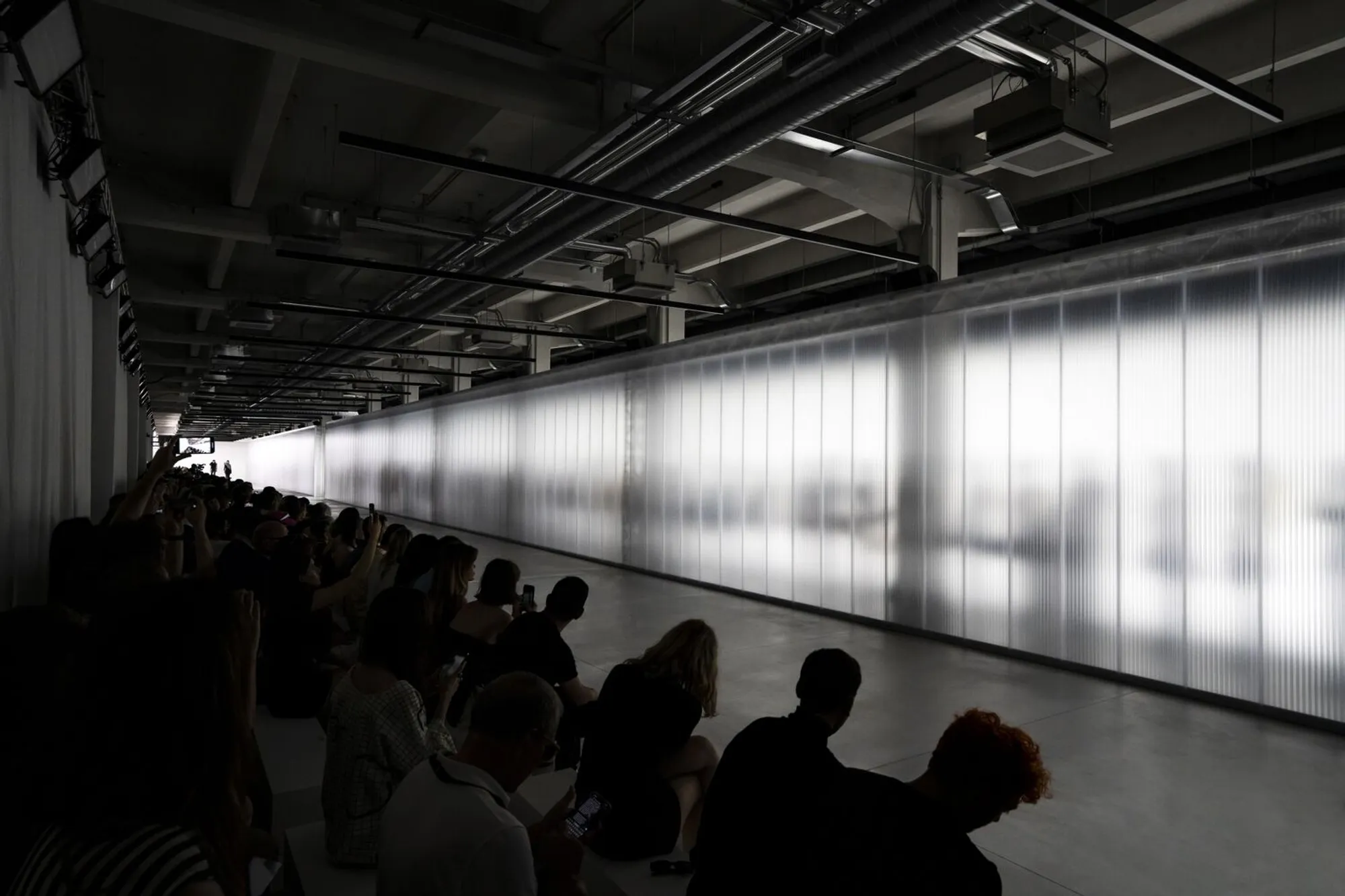 (ab)NORMAL Turns an 80-Metre Polycarbonate Wall into a Fashion Stage at Manifattura Tabacchi