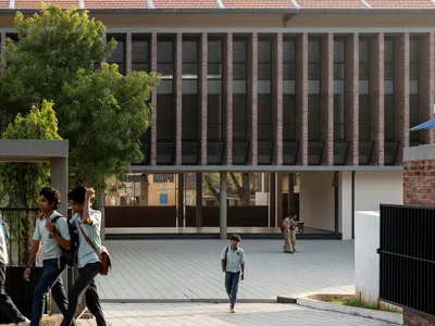 Studio Acis Rebuilds a 1941 Kerala School Around Courtyards, Brick Screens, and Passive Cooling