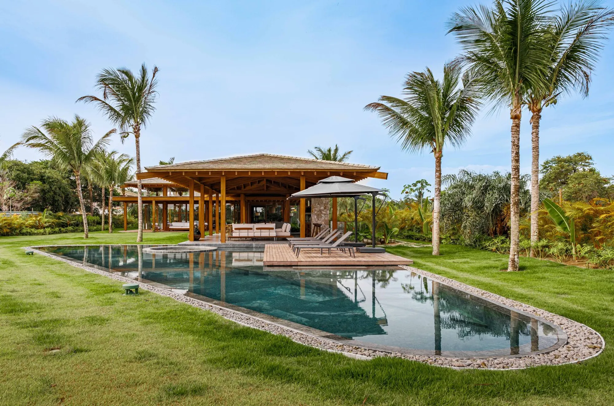 Attmo Arquitetos Scatters Four Timber Pavilions Across a Bahian Coastal Plot for GS House