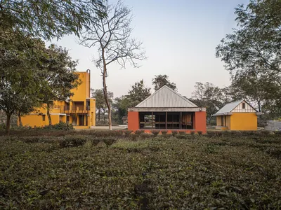 Thumbimpressions Builds an Educational Campus from Adobe and Bamboo in Bihar's Tea Gardens
