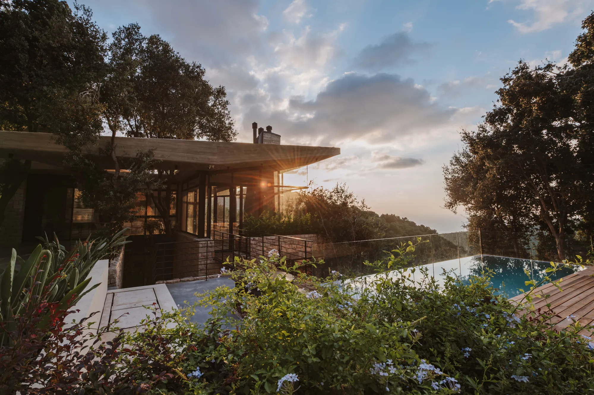 MAD Architecture & Design Wraps a Lebanese Villa Around Ancient Oaks Overlooking the Mediterranean