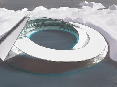 Cyberg Ice Arena: An eSports Venue Designed to Rebuild the Arctic Ice Sheet