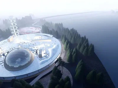 A Piece of Moon: A 40-Meter Spherical Landmark Celebrating Lunar Exploration