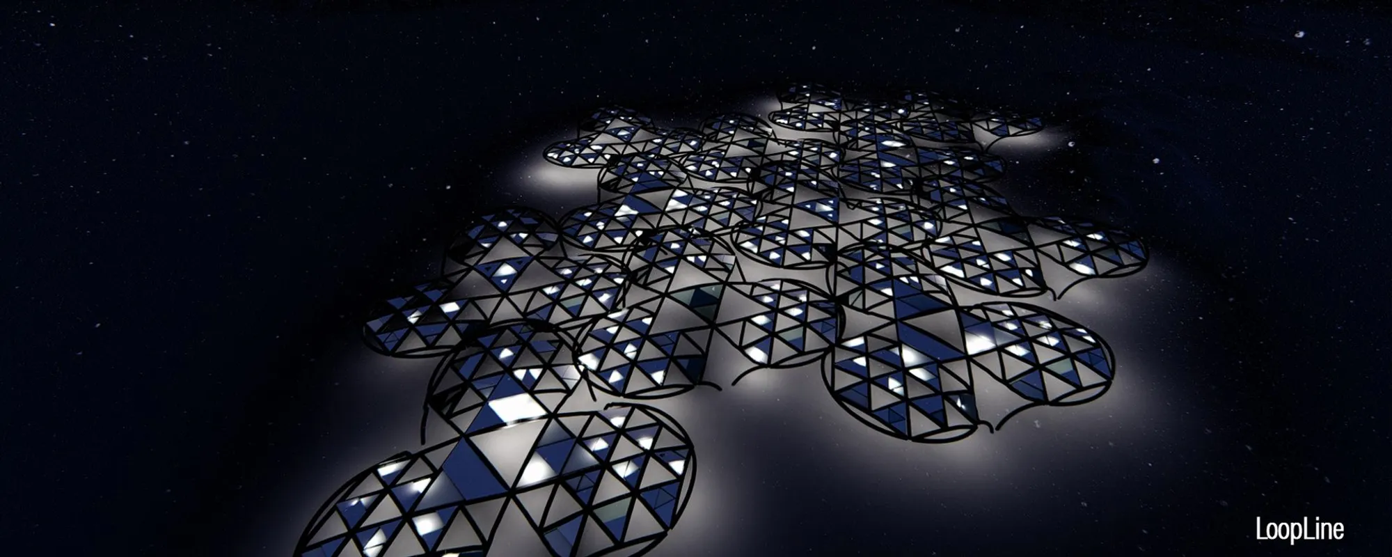 LoopLine: Fractal Geometry Meets Arctic Survival in a Terrain-Independent Settlement