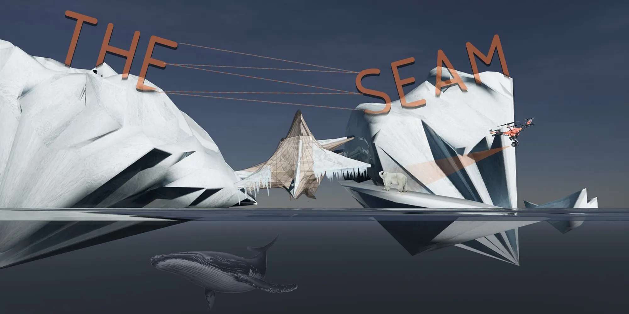 The Seam: Architecture That Stitches Fracturing Arctic Glaciers Back Together