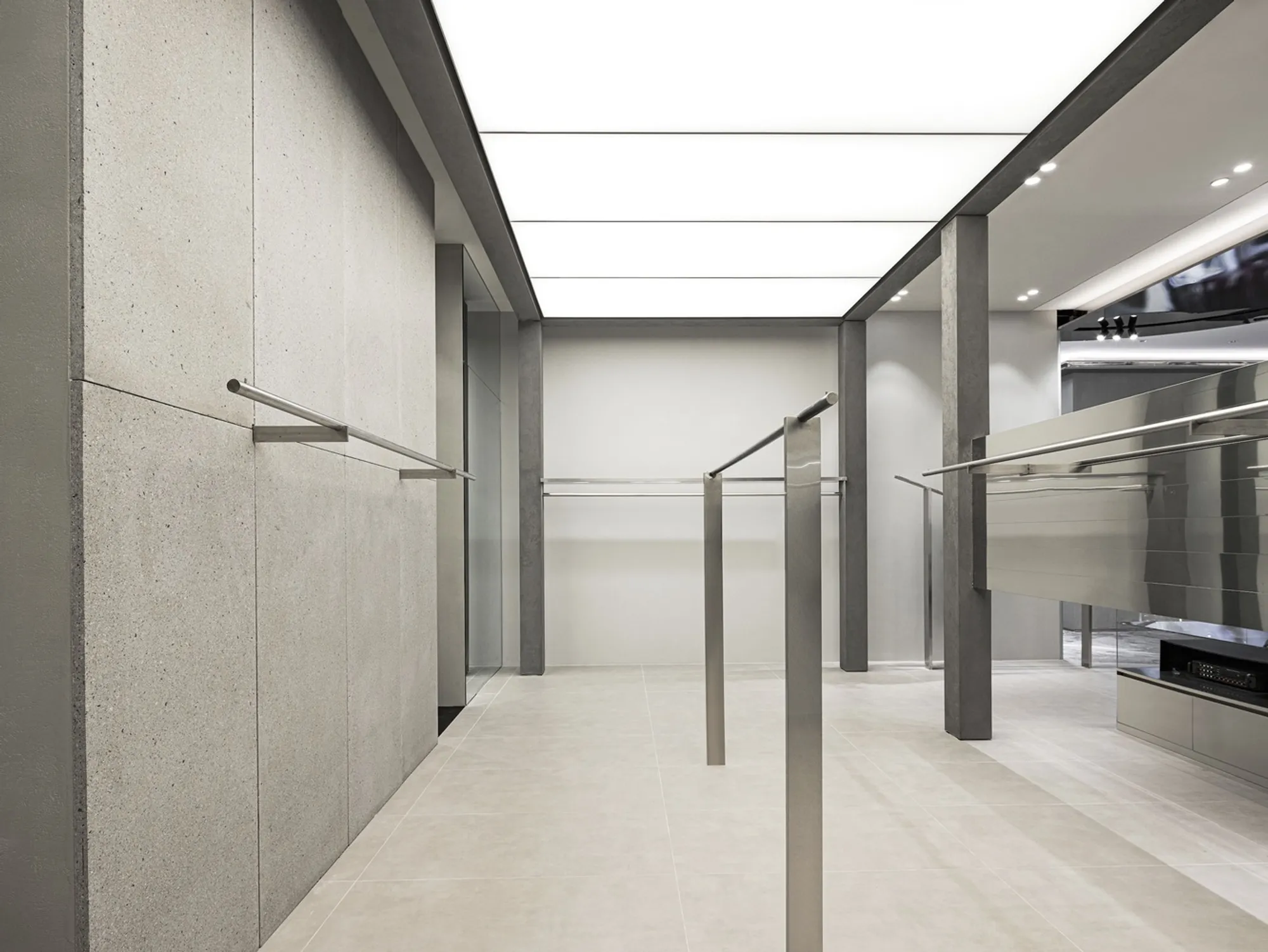 oftn studio Carves a 65-Square-Meter Showroom out of Concrete and Steel in Busan
