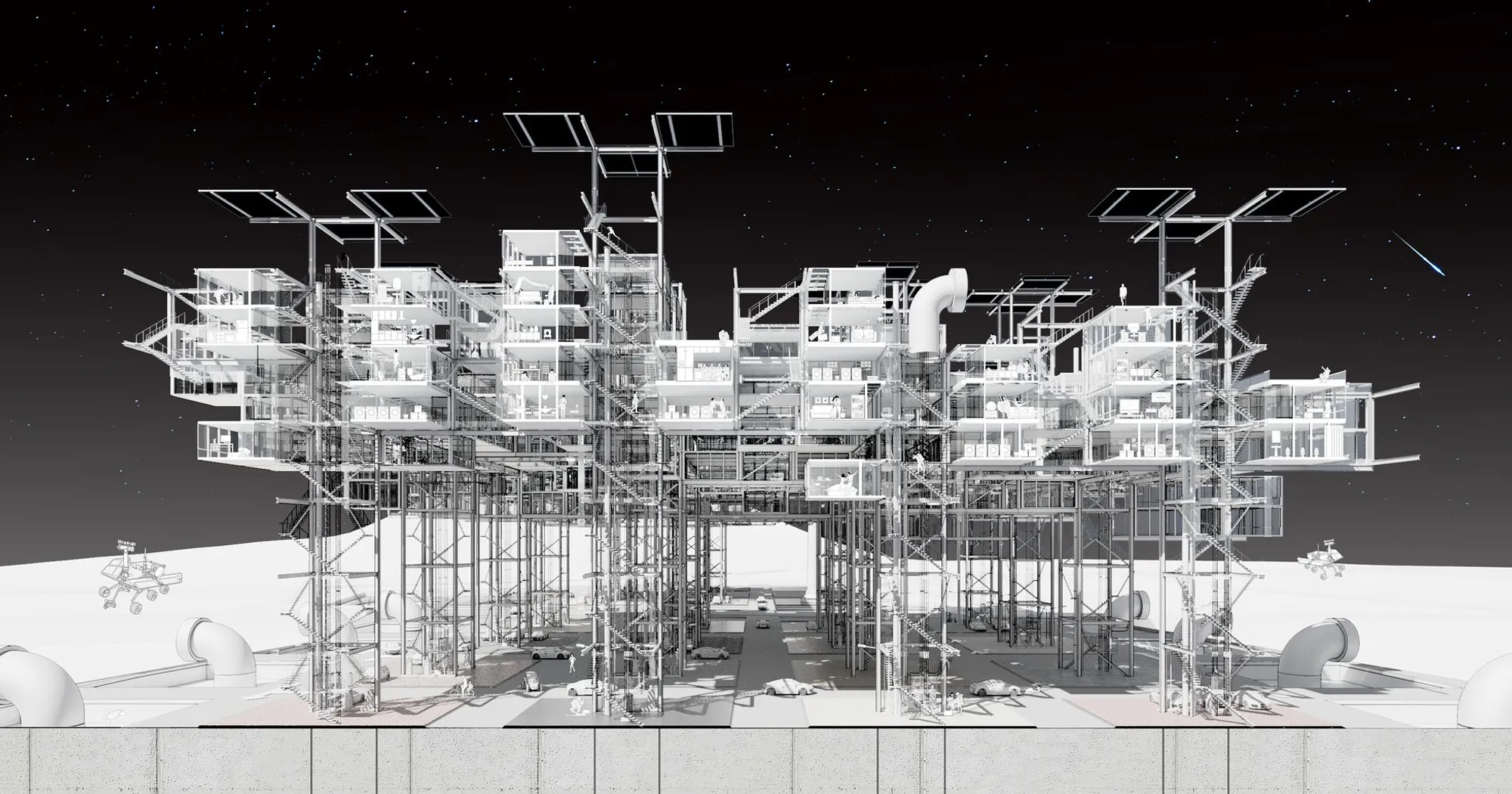 New Babylon II: A Plug-In Utopia of Machine Tectonics and Modular Living