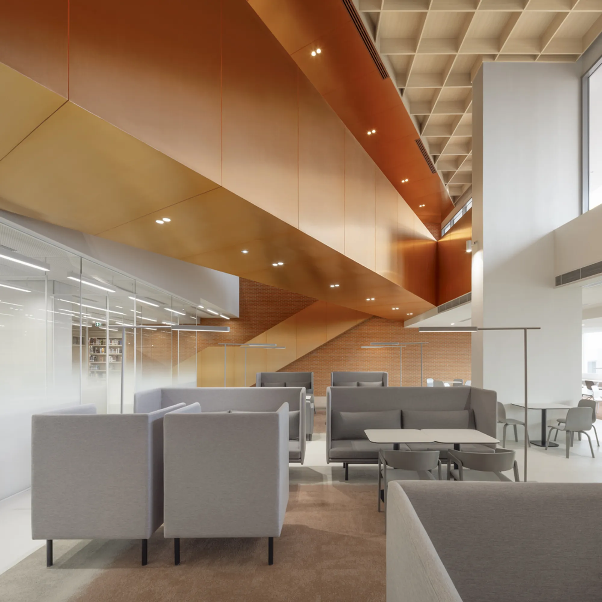 Onion Turns a Bangkok School Building into an All-Day Social Engine with Color, Copper, and Graph Paper Ceilings