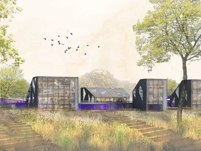 School of Innovative Ideas: A Bauhaus-Inspired Campus Where Landscape and Pedagogy Merge