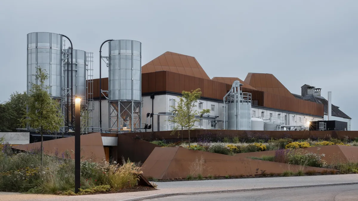 ODOS Architects Turns a Dormant Irish Grain Mill into a Whiskey Distillery of Corten and Concrete