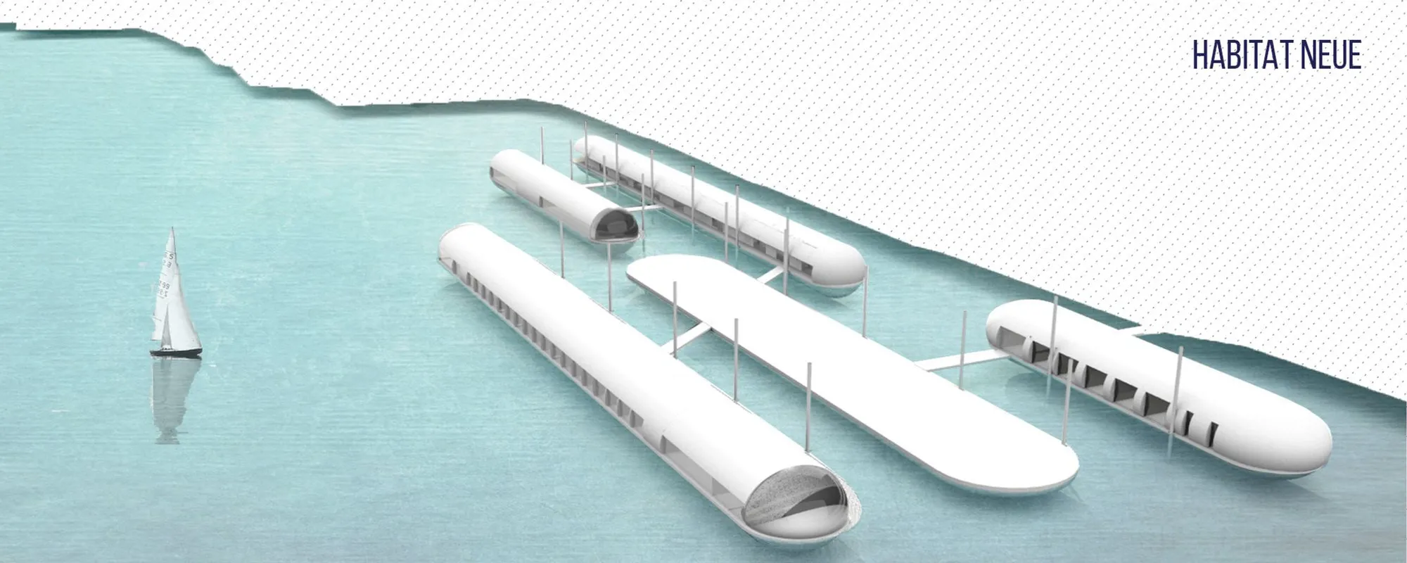 Habitat Neue: A Floating School That Rises with the Floodwaters of Serbia