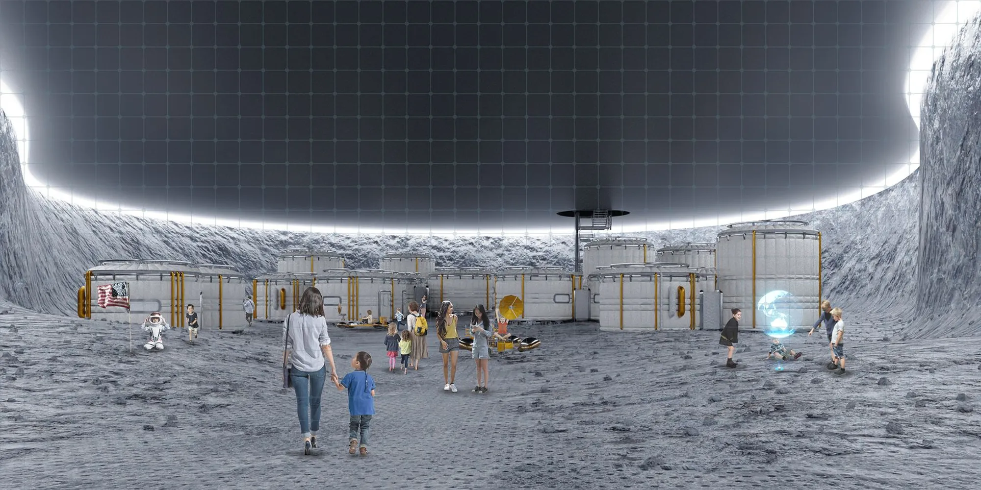 MOONTRIP: A Space Education Center Shaped by Apollo 11's Trajectory