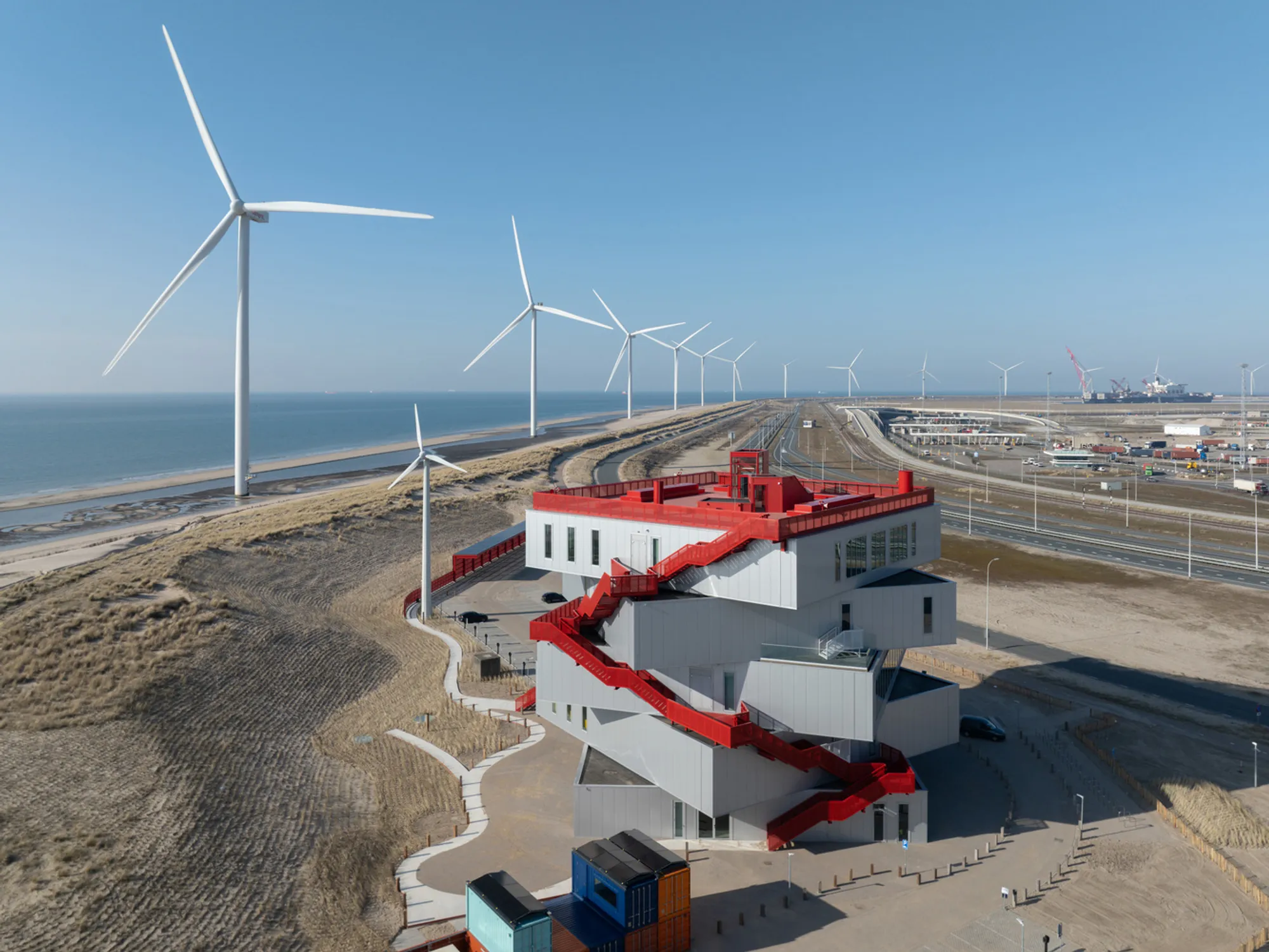 Sustainable Exhibition Center: Portlantis by MVRDV in the Port of Rotterdam