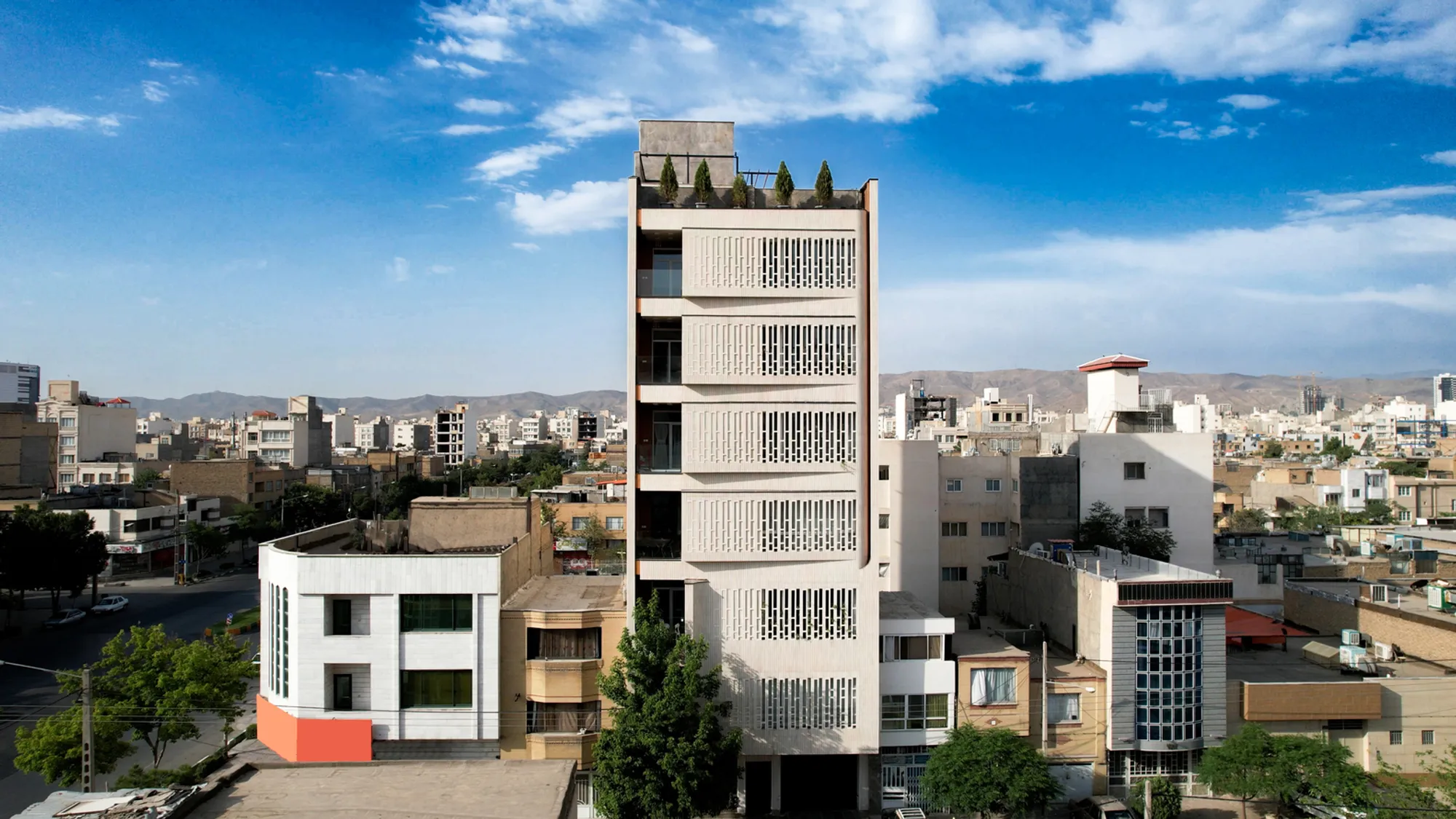 Afra Residential Building by Barsav Architecture Office: A Fusion of Urban Aesthetics and Privacy