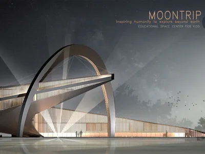 Moontrip: A Cable-Stayed Museum That Teaches Children Through Structure