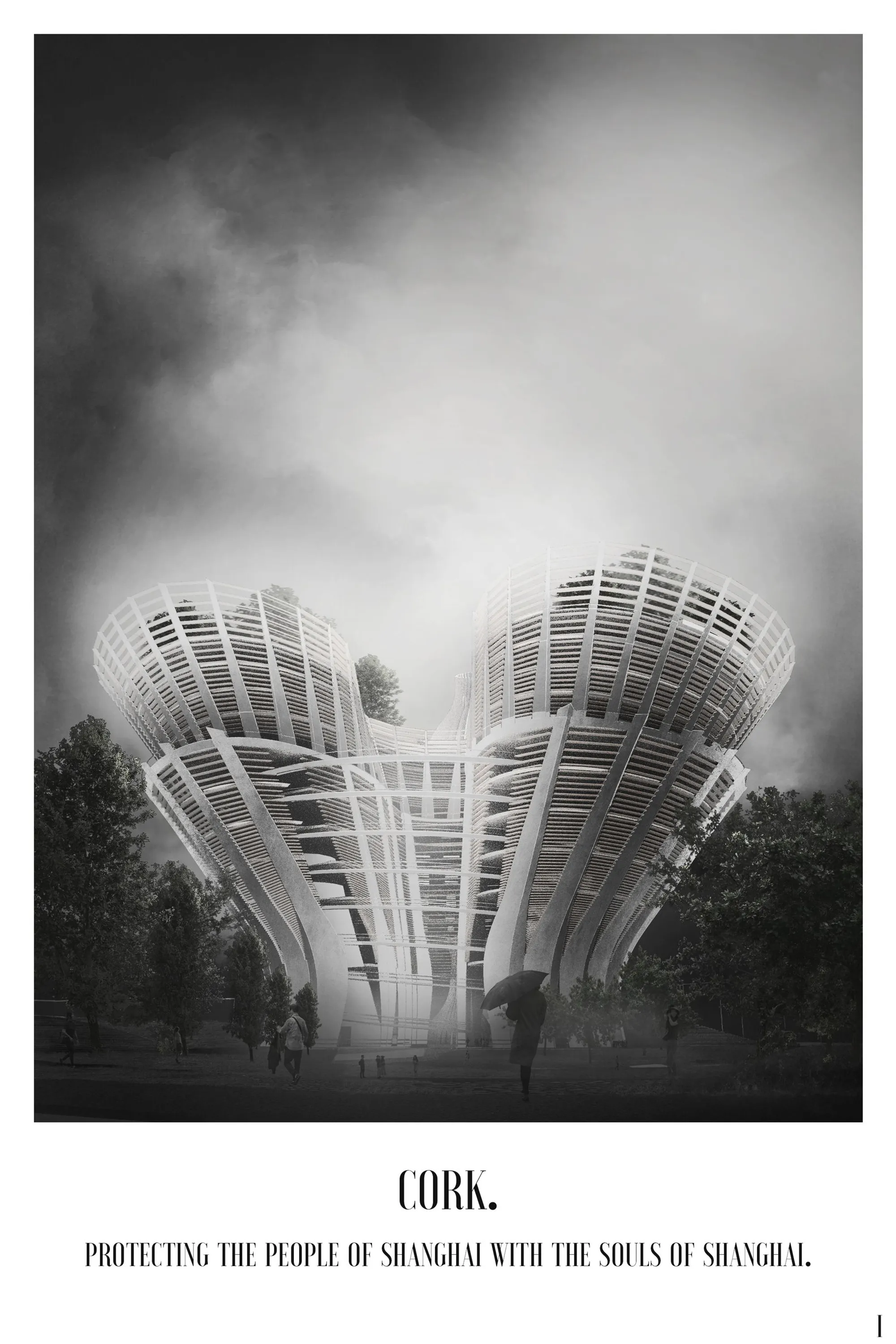Cork: Flood-Resistant Memorials Built from Human Ash-Infused Concrete in Shanghai