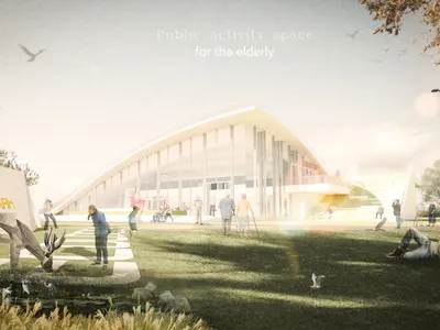 Huddle Shortlist: A Munich Park Carved into a Care Facility for Aging Residents