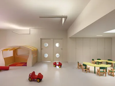 Modern Daycare Architecture in France: A Vibrant Crèche by Dominique Coulon & Associés