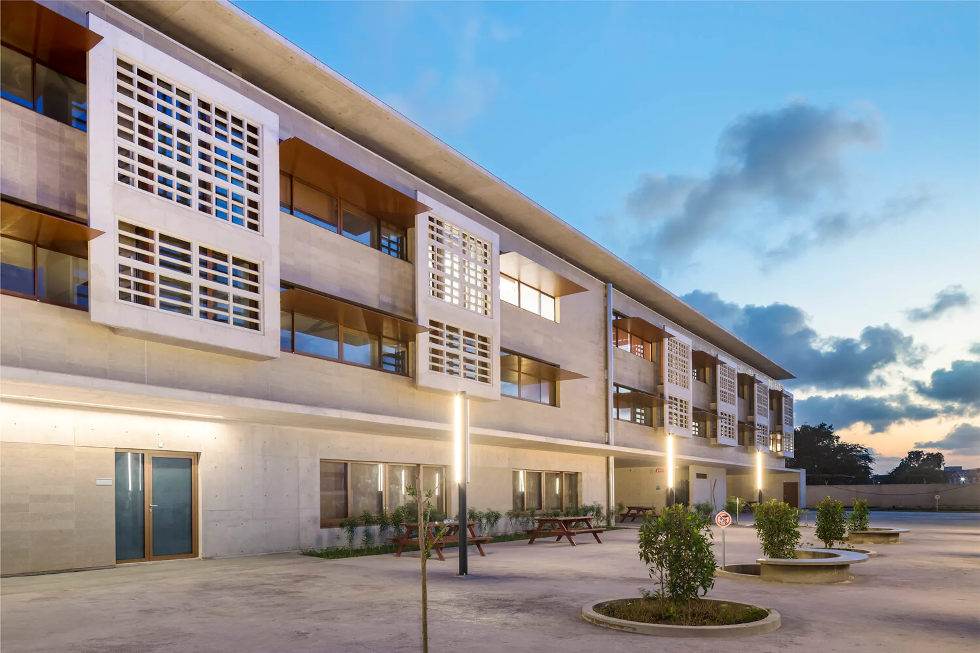 Passive Cooling Architecture: Lycée Kessel Djibouti by Richard + Schoeller