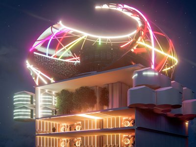 (RE) Envisioning: Turning a Madrid Office Tower into a Hybrid E-Sports Arena by 2050