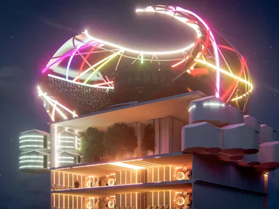 (RE) Envisioning: Turning a Madrid Office Tower into a Hybrid E-Sports Arena by 2050