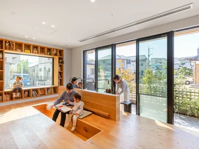 Community-Centered Childcare Architecture: AU Childcare Support by HIBINOSEKKEI + Youji no Shiro