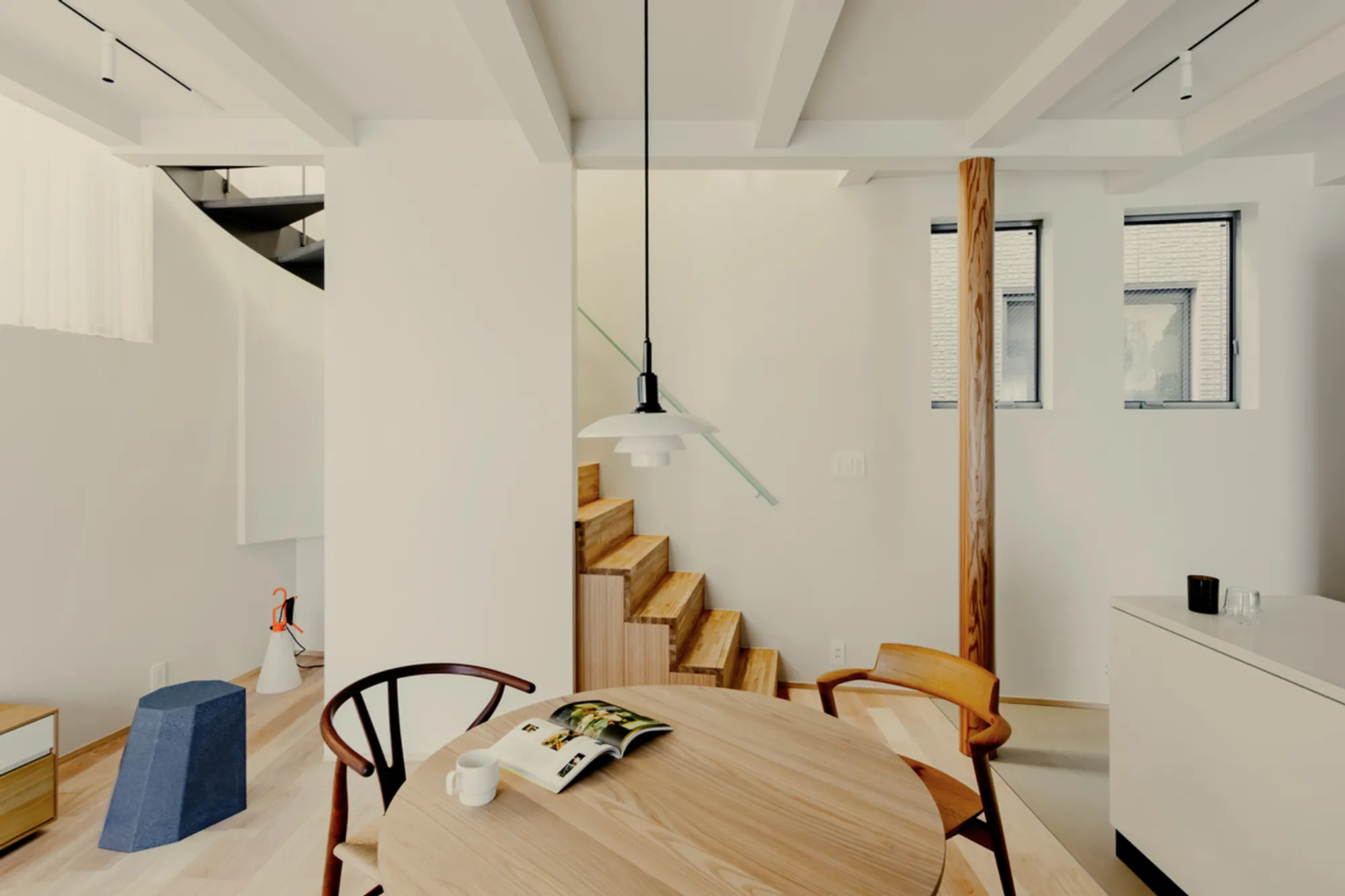 Compact Wooden House Design: Twist House by HAGISO in Tokyo