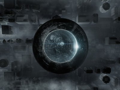 Black Hole: A Floating Megastructure for the Post-Physical Era
