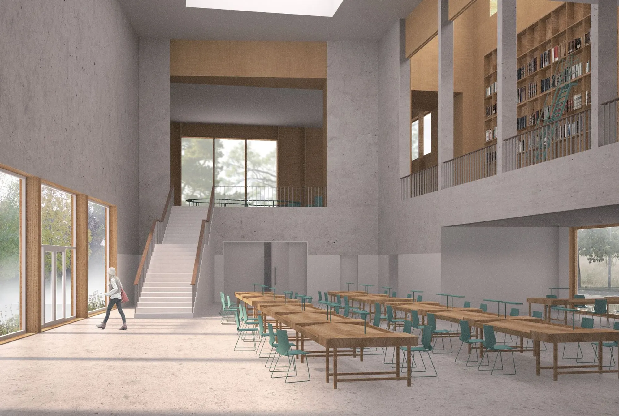 Ligben Library: Where Quiet Study and Digital Media Share a Single Roof