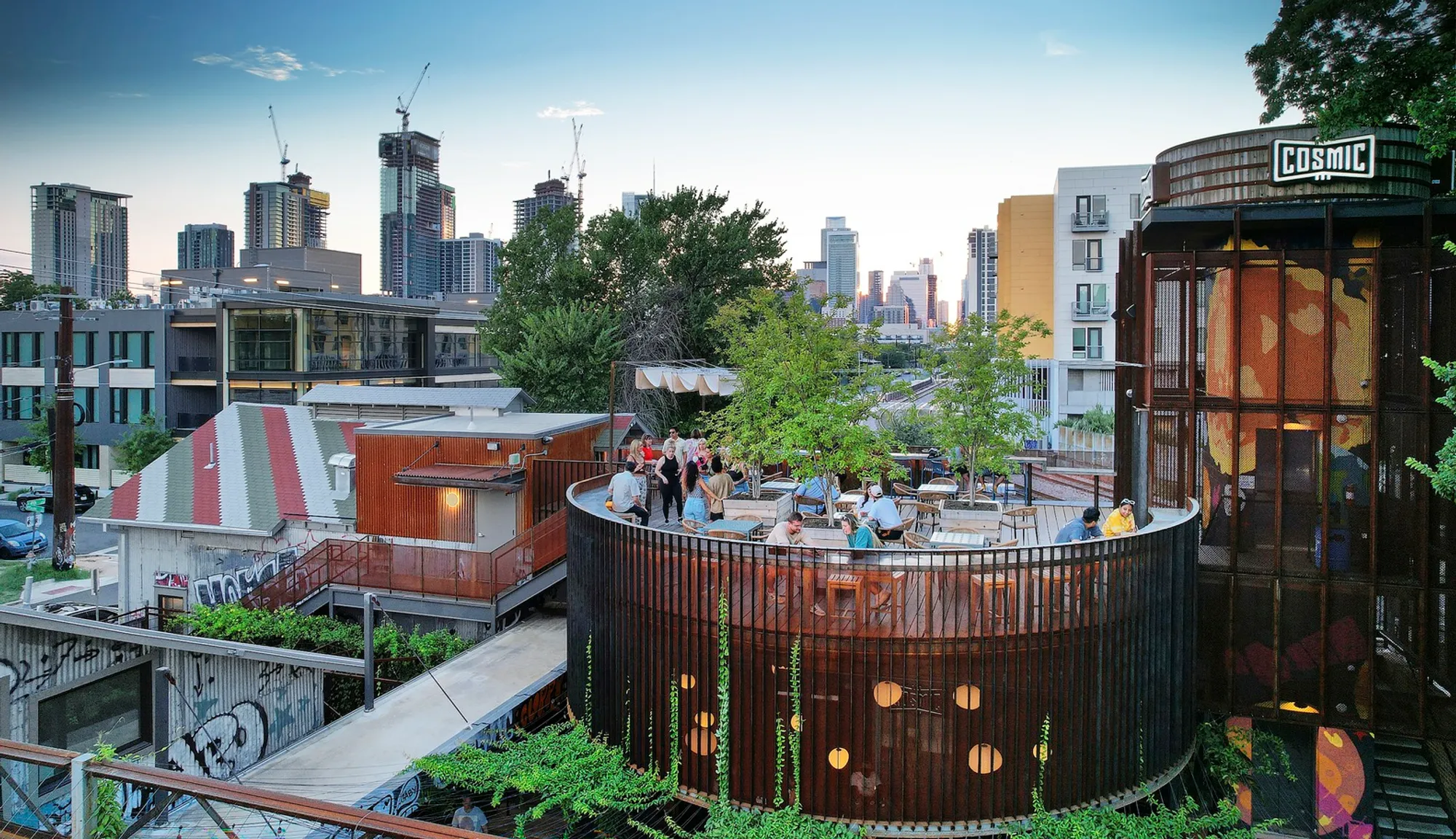 Cosmic Coffee & Beer: A Landmark of Adaptive Reuse Architecture in Austin