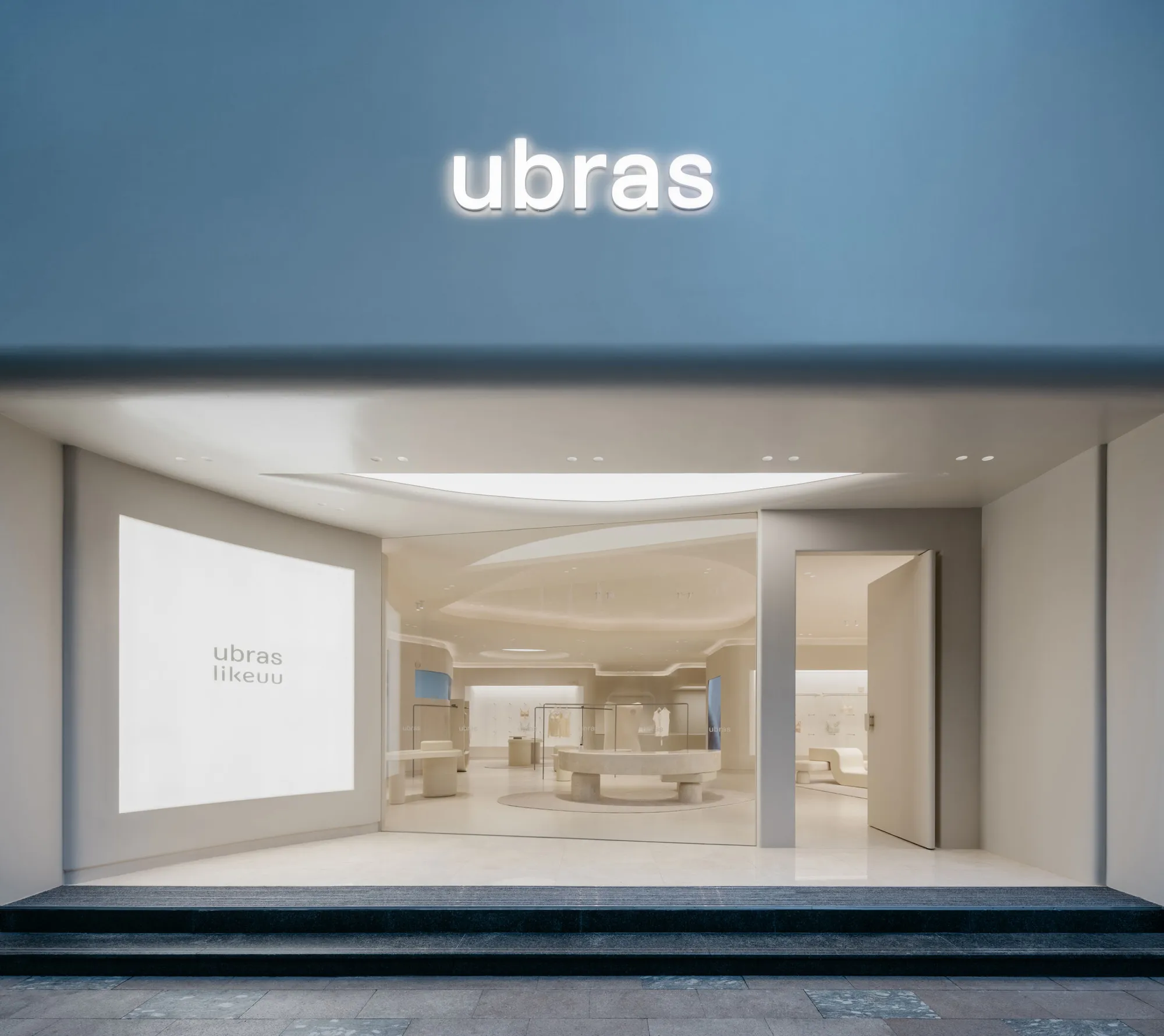 Ubras Concept Store in Shanghai by Sò Studio – Minimalism, Comfort, and Empowerment in Retail Design