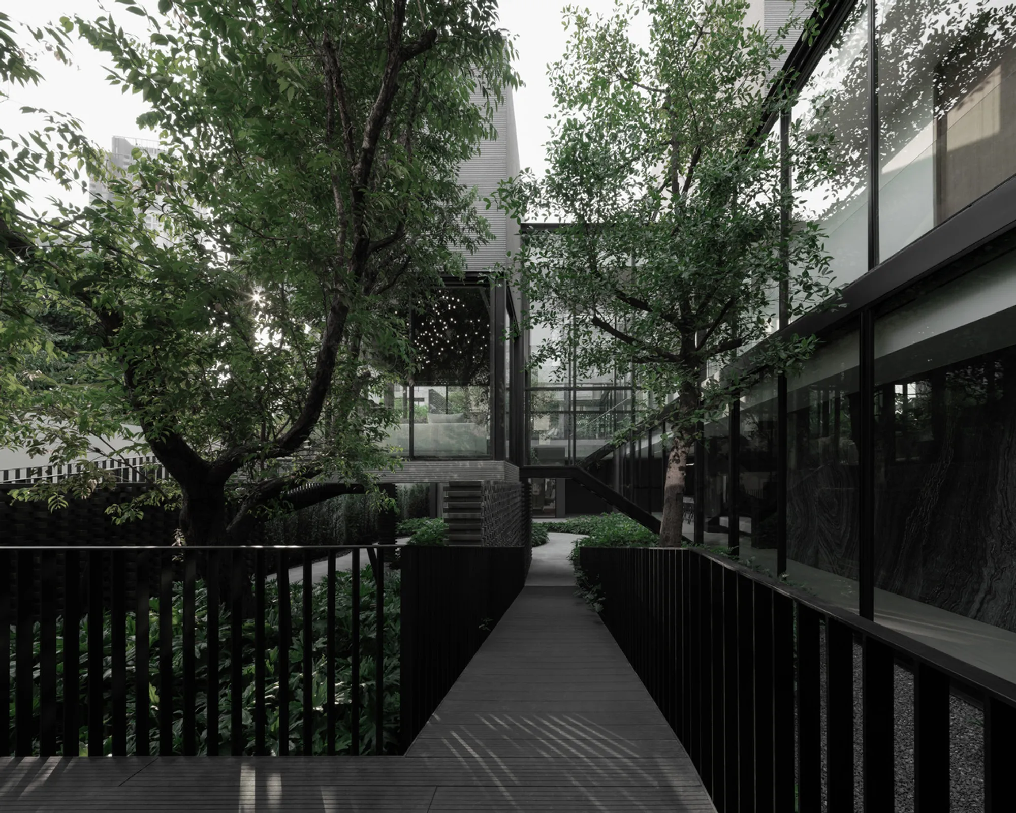 Lane House by CORE Cluster: Innovative Courtyard House Design in Bangkok